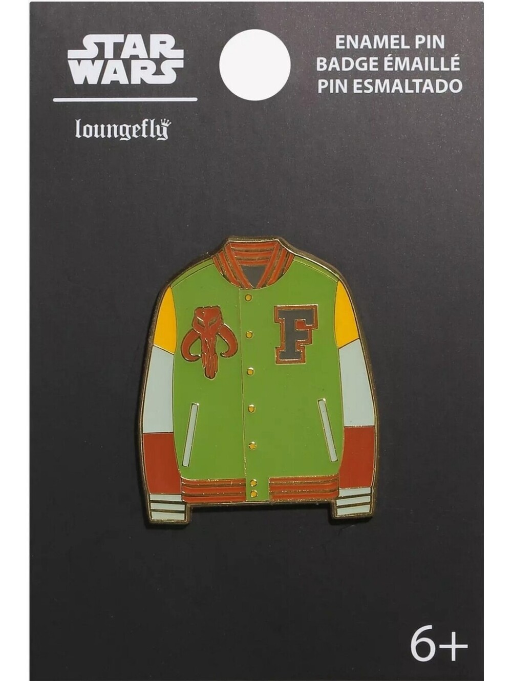 Loungefly Star Wars Boba Fett Varsity Jacket Enamel Pin